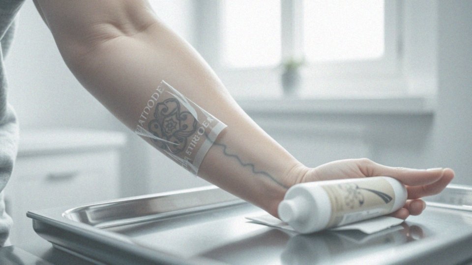 Jak długo tatuaż powinien być chroniony folią?
