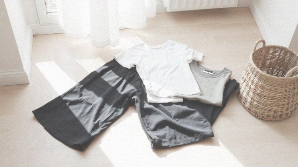 Jakie t-shirty pasują do czarnych kulotów?