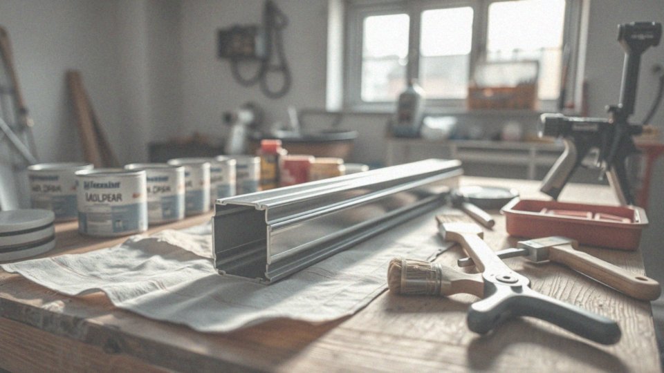 Jakie są zalecenia producenta farby do malowania aluminium?