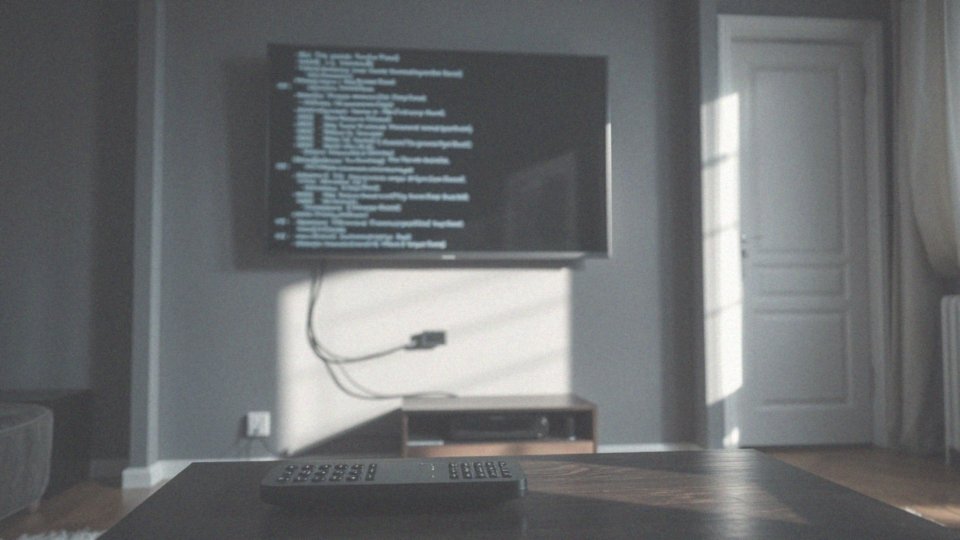 Jakie są objawy aktywnego przejścia RC w telewizorze?