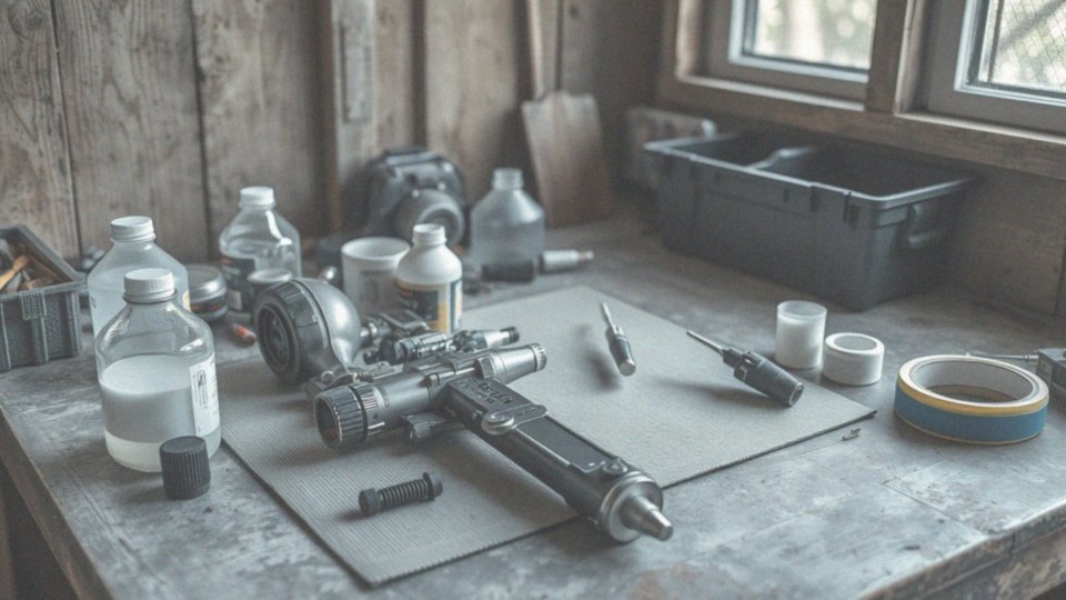 Jak dbać o pistolet do gęstej farby po zakończonym malowaniu?