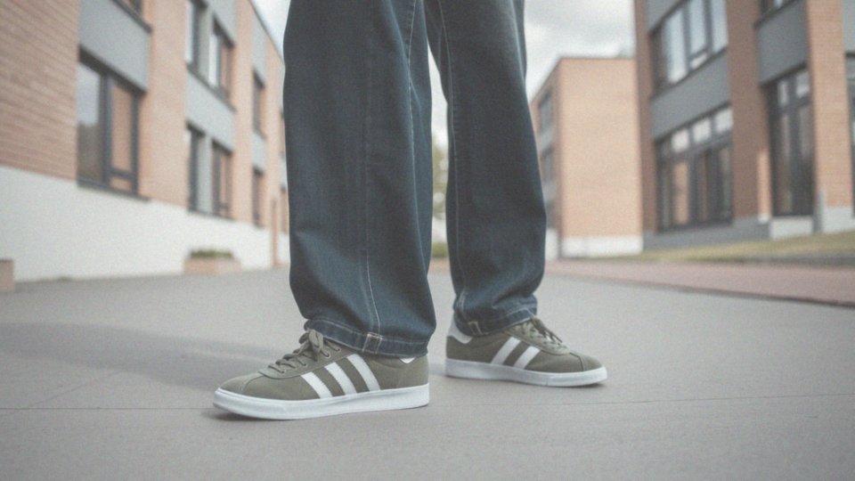 Czy retro sneakersy sprawdzą się w stylizacji casualowej z szerokimi spodniami?