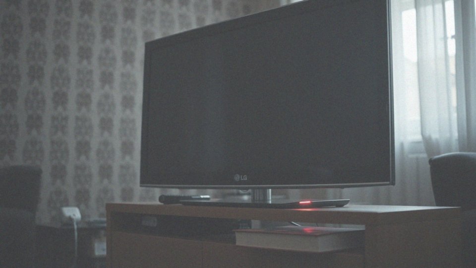 Telewizor nie chce się włączyć? Dioda świeci – co robić?